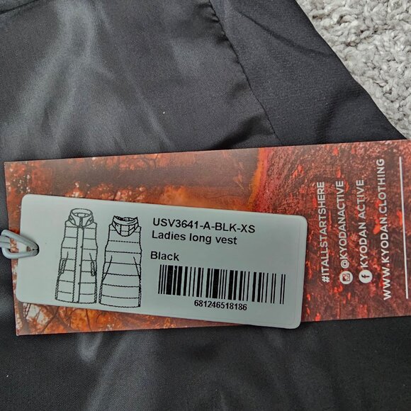 Kyodan Long Vest in black size XS - Picture 5 of 8